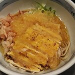 Tsurukisoba - アゲおろしそば（おろし出汁をぶっかけました。）