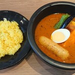 Kanakoのスープカレー屋さん - ジャンボソーセージカレー　辛さ75度