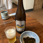 Shige saku - ビール中ビンとお通し