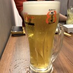 焼肉ホルモンだるま - メガジョッキ　ビール