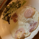 串まさ - わたくし専用の裏メニューと化した、わたくしの定番ハムエッグ