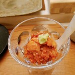 鮨おばな - 雲丹パフェ