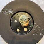 リストランティーノ ルベロ - ちりめんほうれん草　アンチョビ