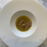 リストランティーノ ルベロ - サヴォイキャベツ　温製ズッパ