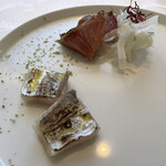 リストランティーノ ルベロ - 寒ブリ　太刀魚　土佐柚子　ウイキョウ