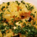 麺屋 六感堂 - 魚介のパエリア風炊込みご飯