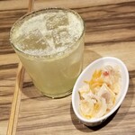 牡蠣と檸檬 SETOUCHI檸檬食堂 - 塩レモンソーダ＋お通し