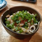 炭火焼き鳥 まかや - 親皮のポン酢和え