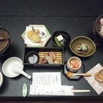 静保庵 小柳 - 夕食です。
