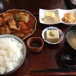 春草 - 【ランチ】もち豚と野菜の酢豚