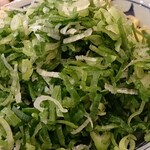 Marugame Seimen - 冷ぶっかけうどん並の薬味