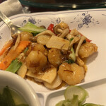 中華楼 - 優しい味付け。海老のxo醬炒めセット