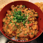 季節の料理とお酒 ながやま - まぐろ納豆丼 ¥680