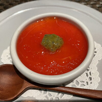 ARMONICO - 完熟トマトのジュレとモッツァレラチーズのムース