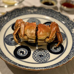 中國菜 奈良町 枸杞 - 上海蟹はオスとメス半分ずつ(^^)