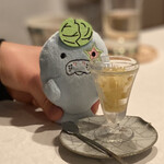 中國菜 奈良町 枸杞 - お口直しのシャーベットとマナやん(⌒-⌒; )