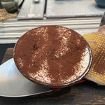 日本料理 TOBIUME - 異文化 芋掘り　若松べにはるか焼芋ティラミス ジェラート　見た目も楽しい美味しいお芋掘り♪