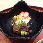 日本料理 櫻川 - 鮑の造り。