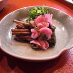 日本料理 櫻川 - 香の物。