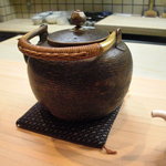 日本料理 櫻川 - ほうじ茶。