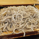 にしんそば本舗　八天庵 本店 - 大海老天せいろ　１２００円　【　２０１２年９月　】