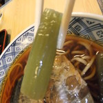 にしんそば本舗　八天庵 - にしん蕎麦　１２００円　にふきアップ【　２０１２年９月　】