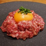 焼肉 ちゃんぷ - 和牛ユッケ