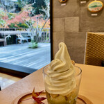 And garden　museum cafe - おいもとりんごのパフェ