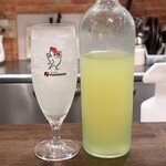 トリワイン ＰＩＫＯＳＨＨＨＵ - 自家製リモンチェッロのソーダ割り