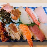 Uokatsu Sushi - 令和3年12月 ランチタイム
                        にぎり定食 1000円