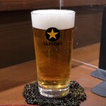 桶家乃隠居 - サッポロ黒ラベル生ビール