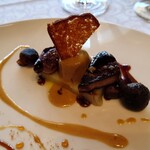 シャトー　ラ・パルム・ドール - フォアグラの焼き加減、外はカリッと中はトロッとしててこれは旨いねえ！