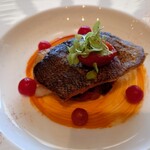 シャトー　ラ・パルム・ドール - 天然メバルのソテー