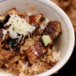 Unagi Namazuya - ２杯目は薬味を添えて