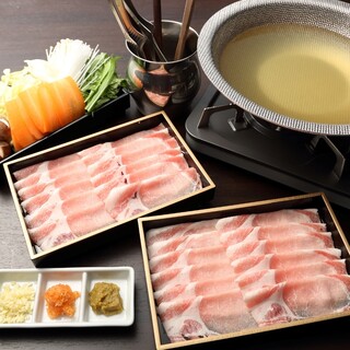 “阿古猪肉涮锅”是包含涮火锅的套餐。