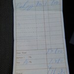 シャトー　ラ・パルム・ドール - 今回の伝票