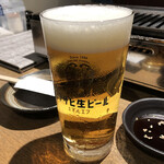 Noge Miraku - 生ビールはマルエフ（550円？）