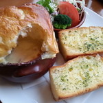 レストラン四季 - パイ帽子のミニチキングラタンセット