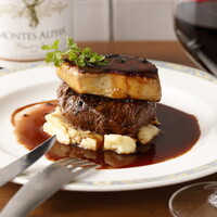 Beef fillet & roasted foie gras, Rossini style