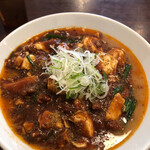 人力俥 - 人力俥の麻婆味噌そば2辛。850円税込