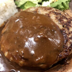 焼肉とハンバーグ専門 神戸牛衛門 - 甘辛カレーバーグ