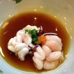 魚河岸寿司 - 鮮度抜群の真鱈の白子。