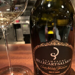 蒼 - ビルカール・サルモンの2006。マイベストシャンパーニュかも。シャンパーニュのヴィンテージって、こうなるのか。香りがこれだけ楽しめるようになるとは。なるほどのブルゴーニュグラス。