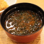 にぎり鮨 一五〇 - あおさの赤出汁