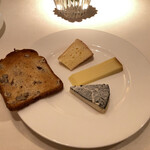 コート ドール - チーズは3種類いただきました。