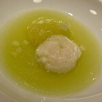 蒼 - ⑫マスクメロンのスープ〜静岡影山さんからの甘いマスクメロンをスープ仕立てで。