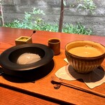 ゼンカフェ - 特製くずもち セット