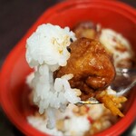 ローソンストア100 - ご飯とミートボールを一緒に！