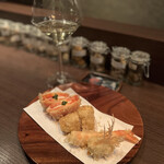 Wain To Tempura Maeyashiki - 