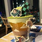 Cafe THE SUN - 炭治郎・善逸・伊之助のパフェ